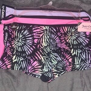 Juicy Couture boyshort panties ! 1X NWT! Side logo underwear set!